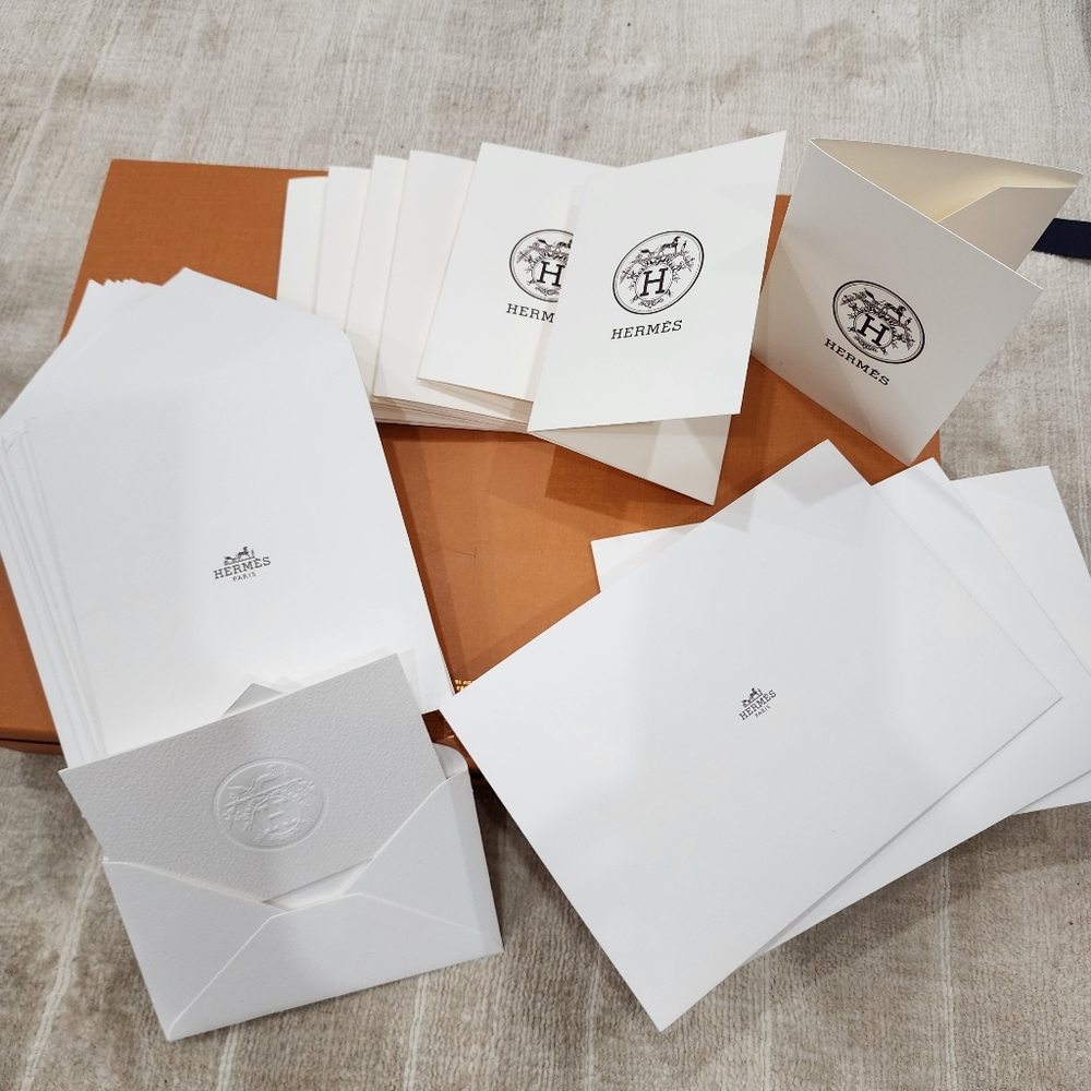Hermès 20 Bundle Cards, receipt holders AUTHENTIC